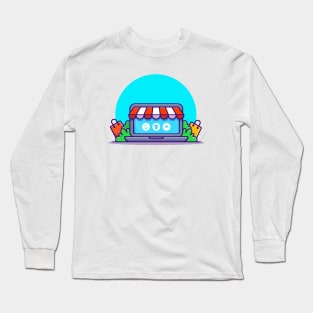 Online Shop Website Long Sleeve T-Shirt